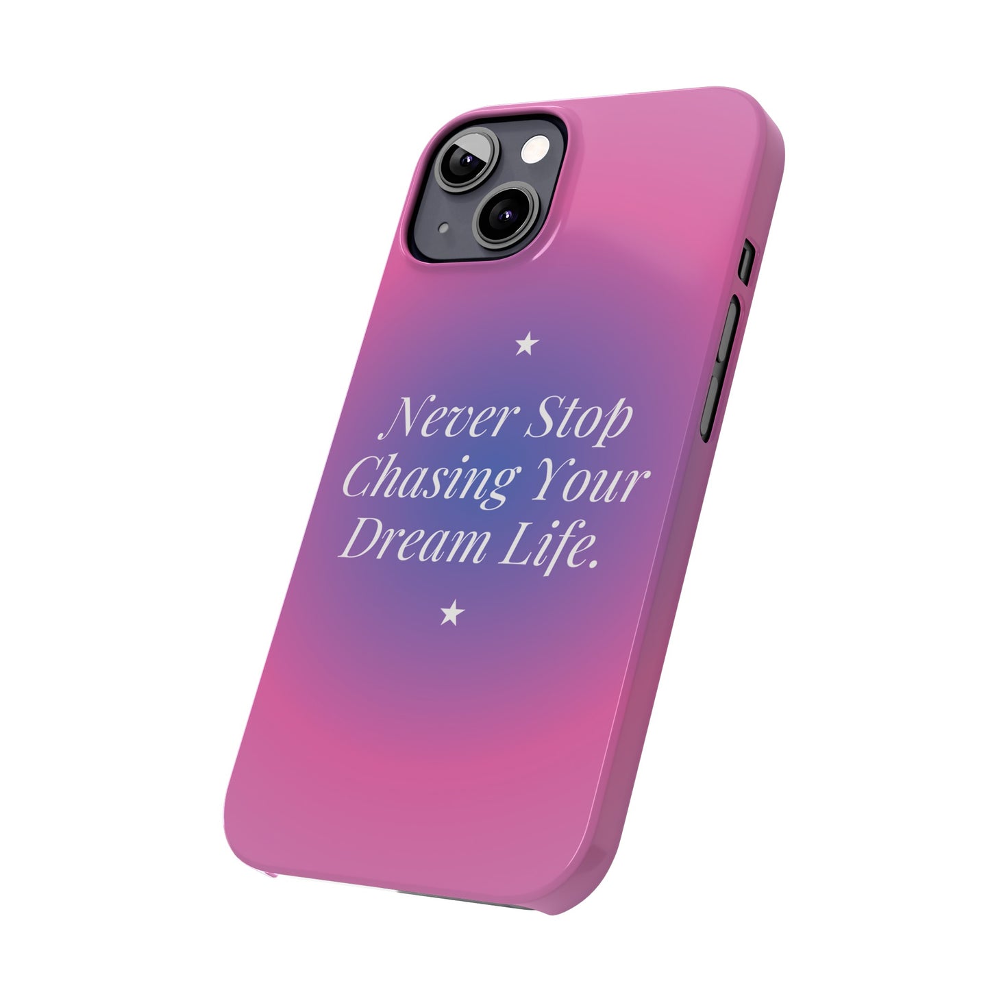 Never Stop iPhone Case