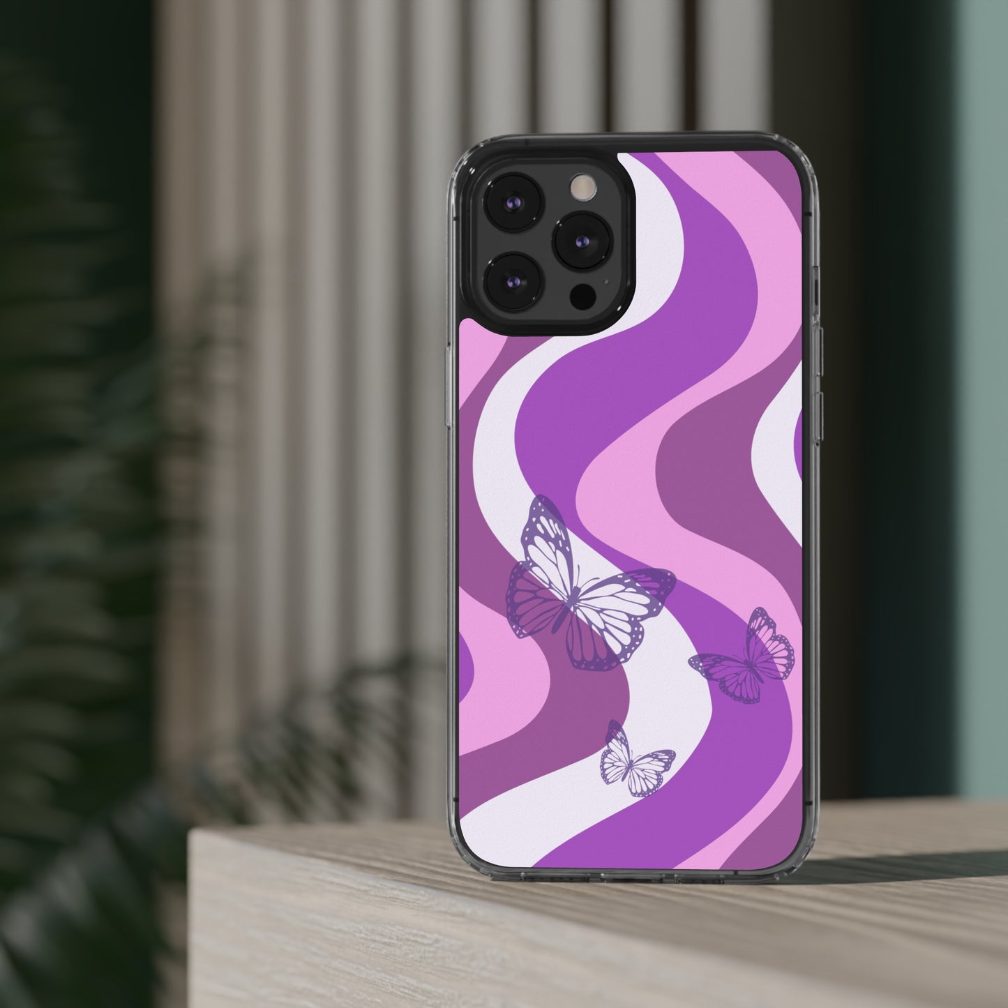 Purple Butterfly iPhone Case