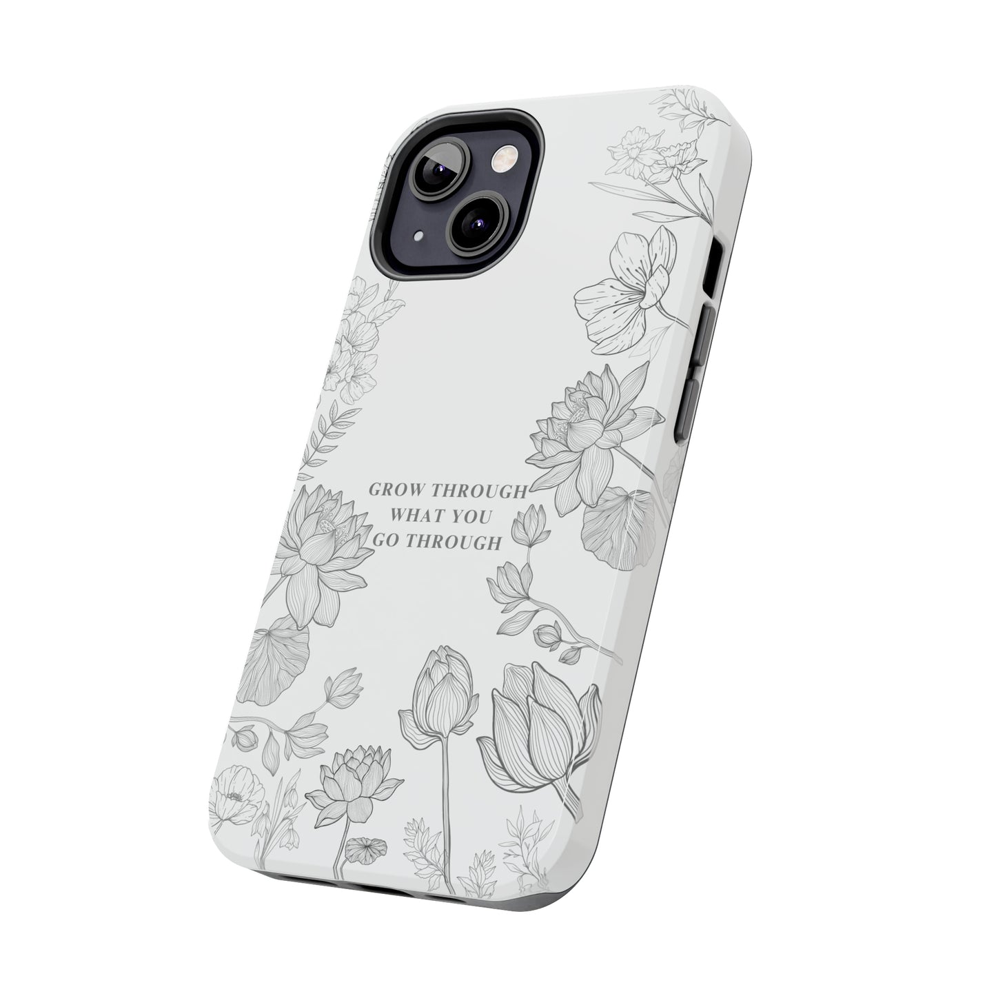 Flower Stencil iPhone Case