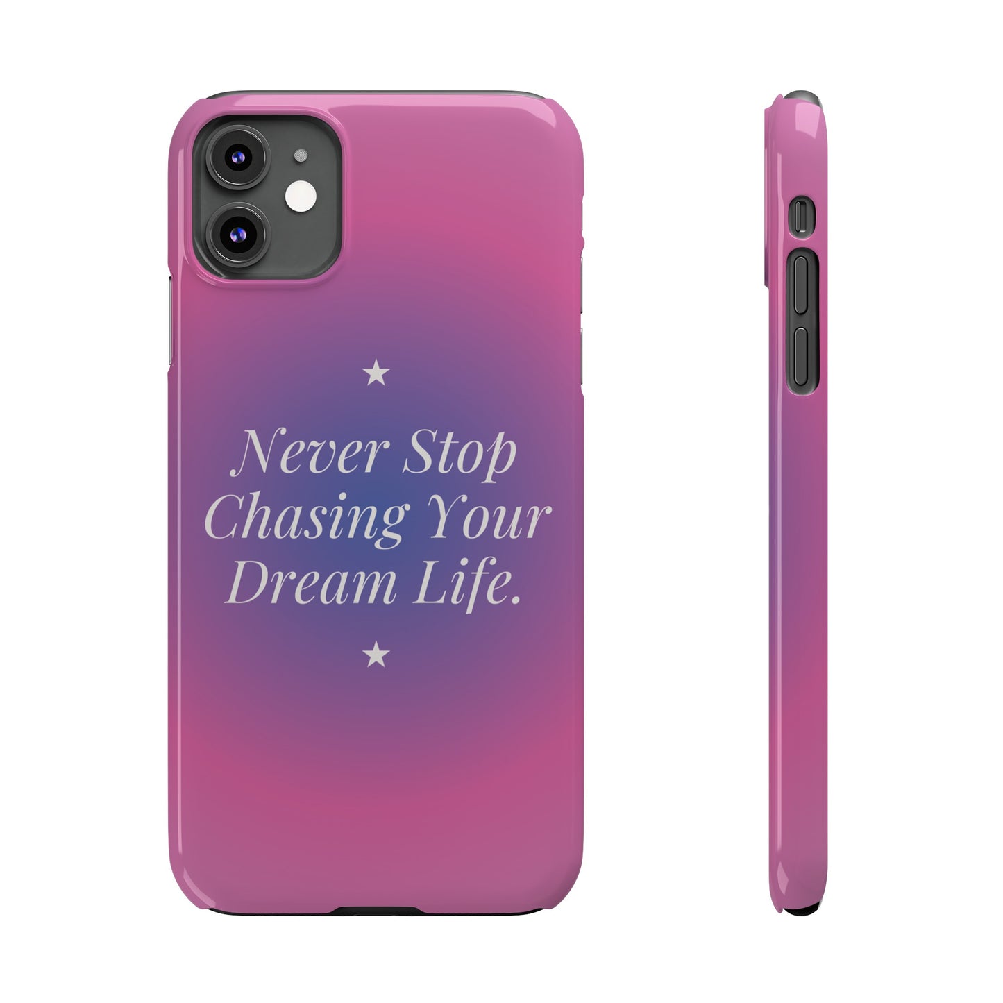 Never Stop iPhone Case