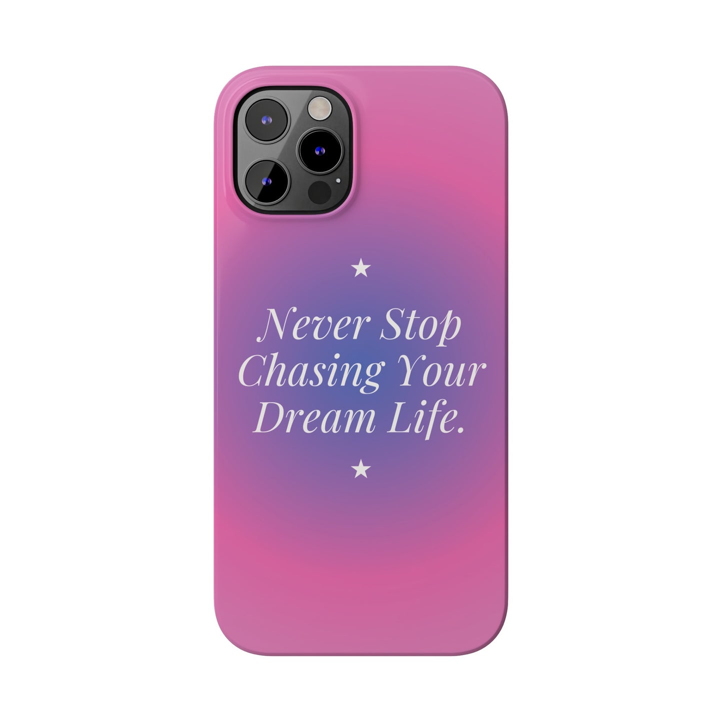 Never Stop iPhone Case