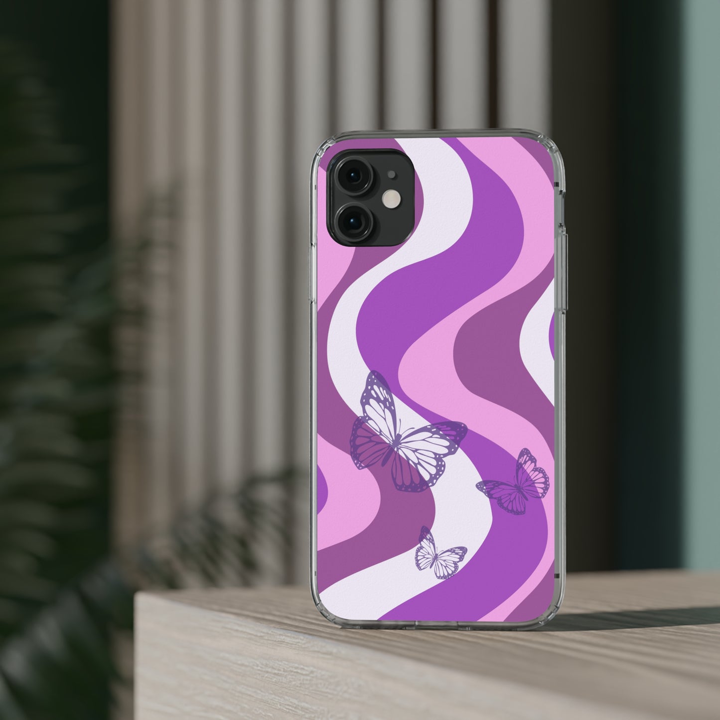 Purple Butterfly iPhone Case