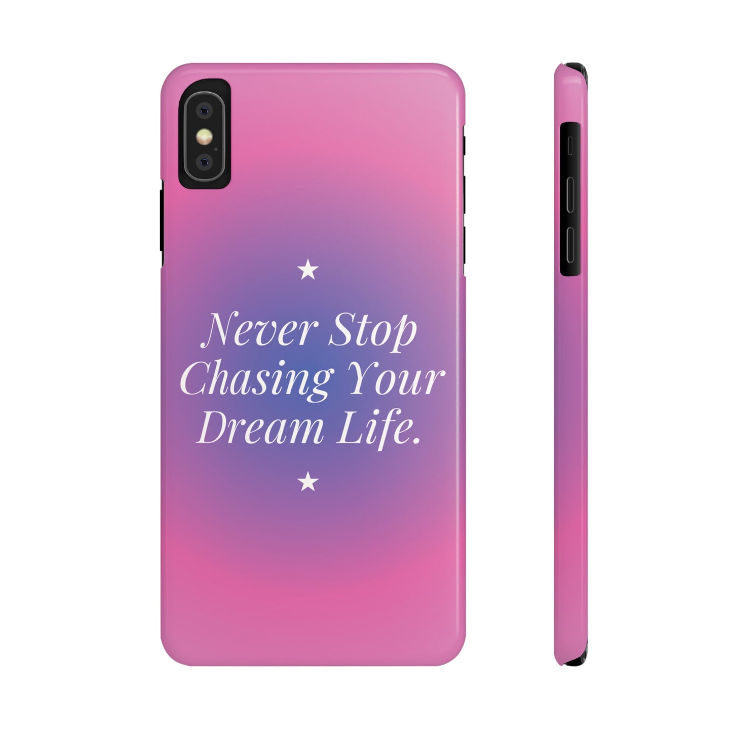 Never Stop iPhone Case