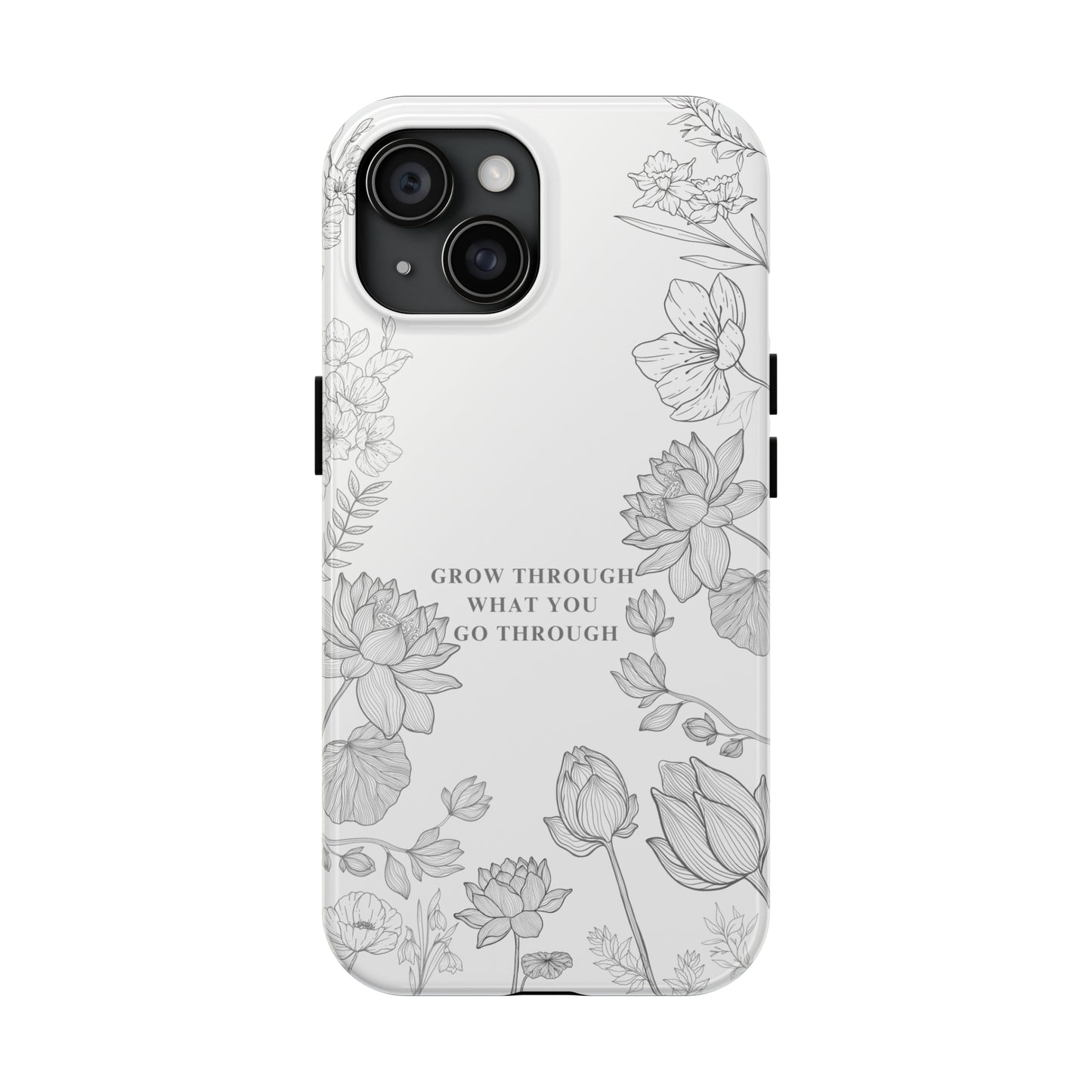 Flower Stencil iPhone Case