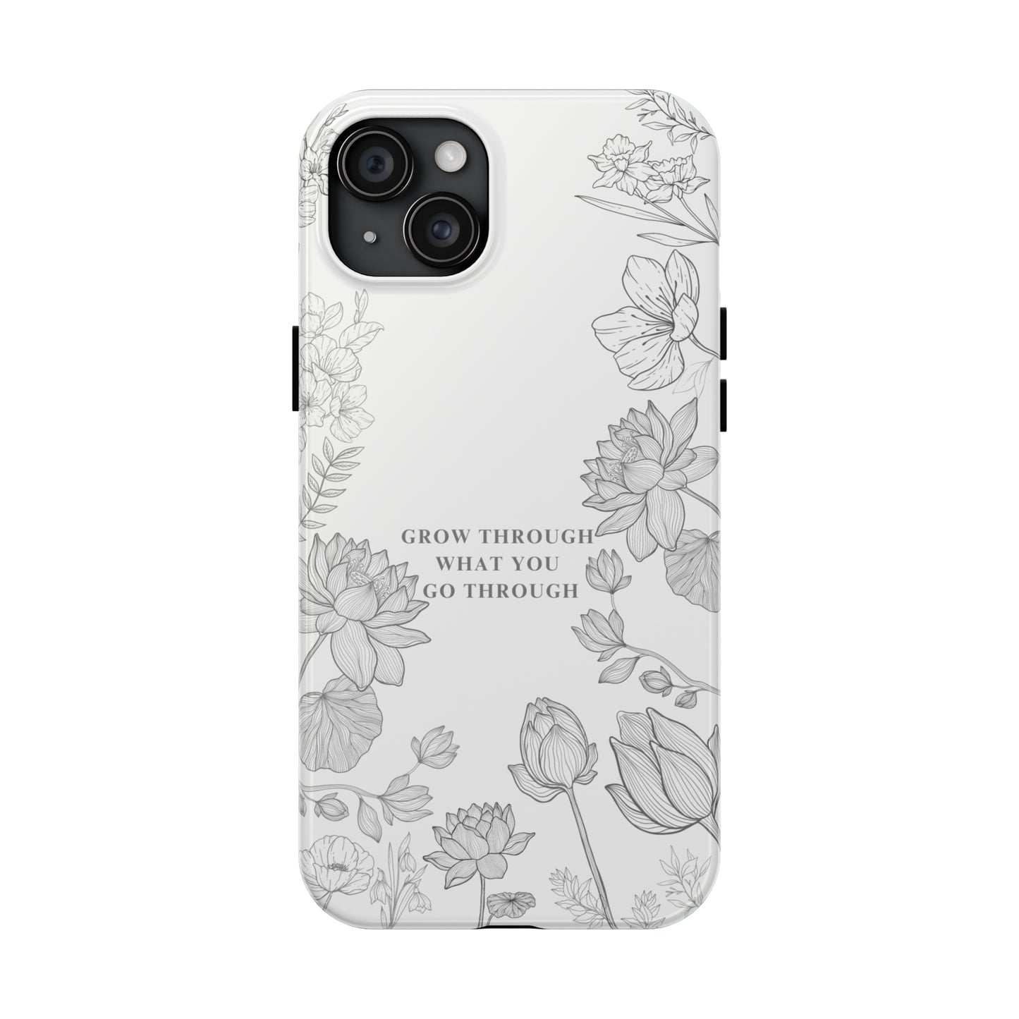 Flower Stencil iPhone Case