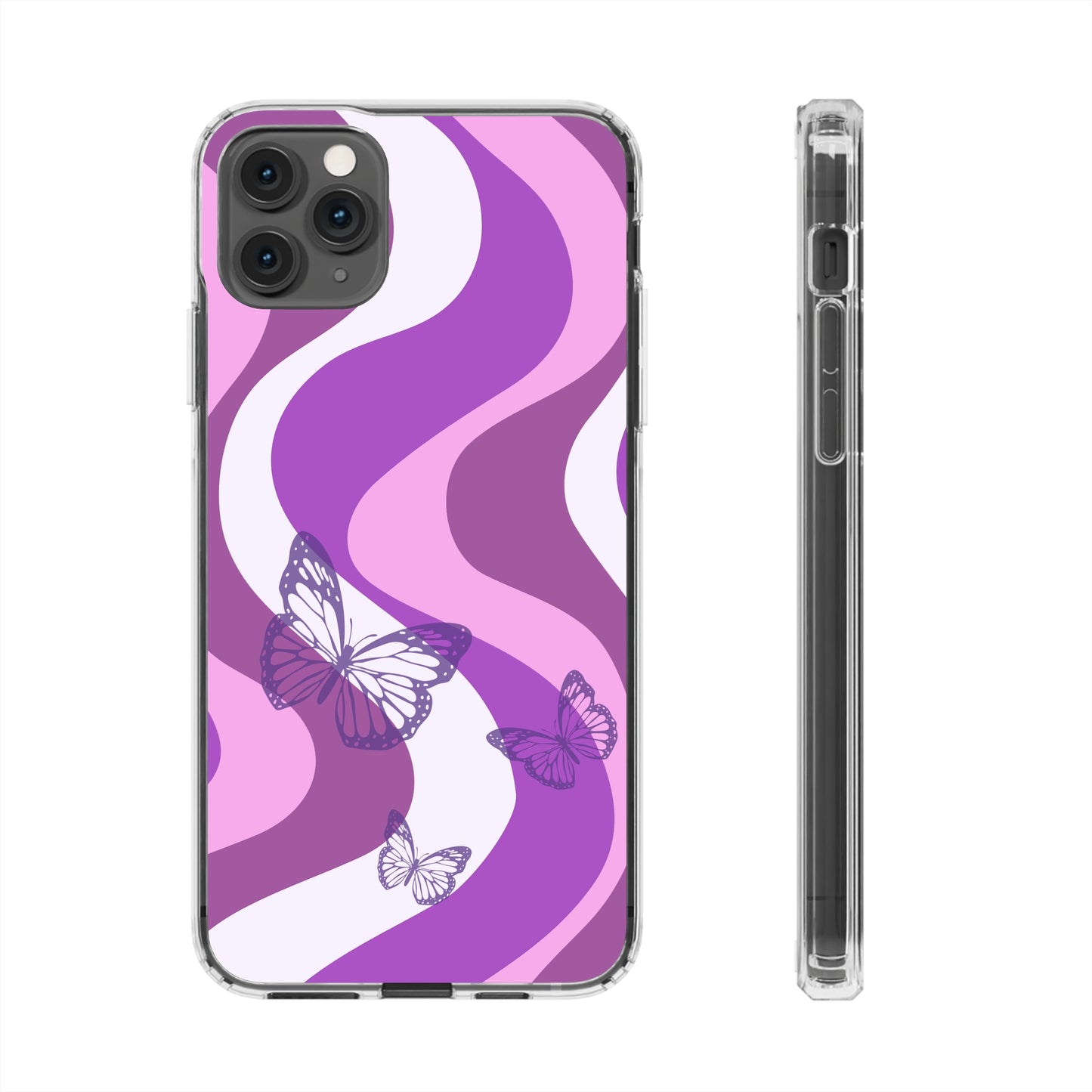 Purple Butterfly iPhone Case