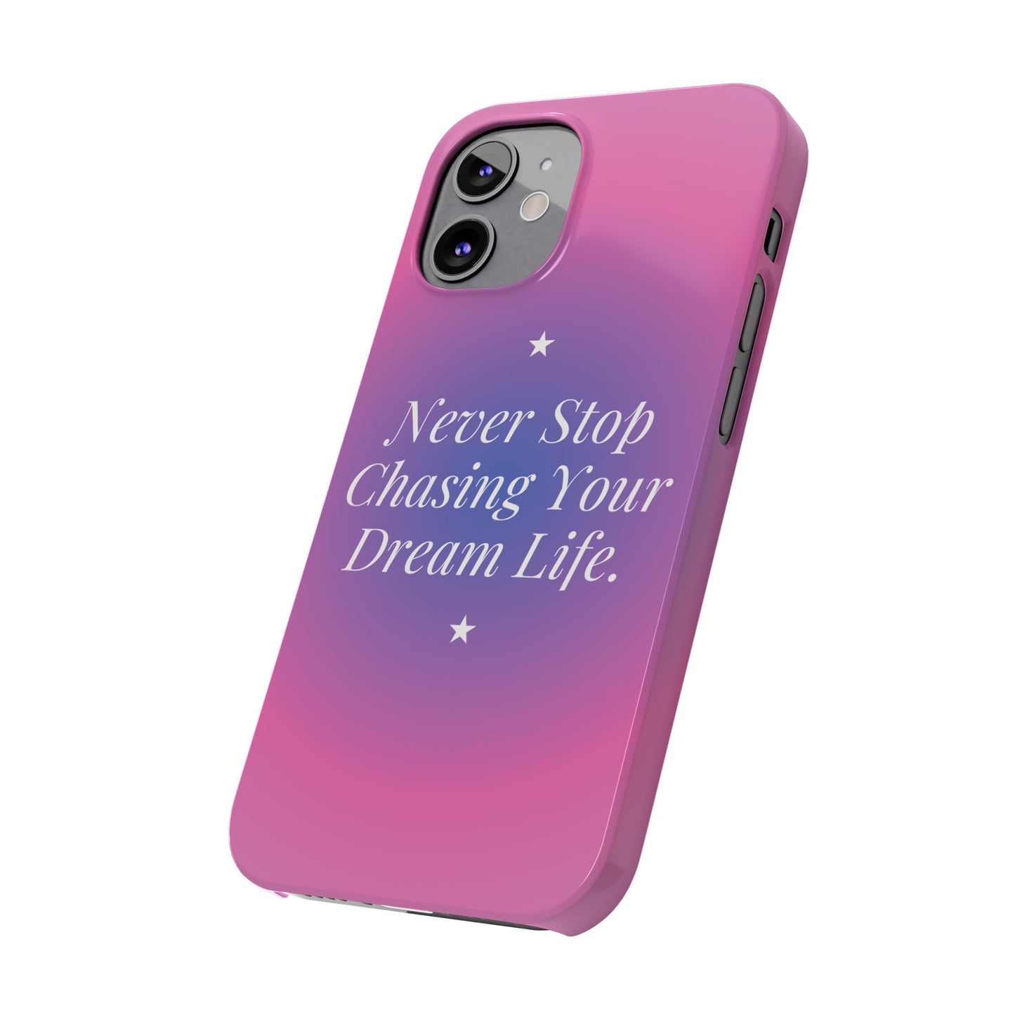 Never Stop iPhone Case