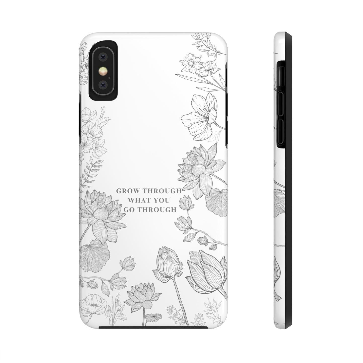 Flower Stencil iPhone Case