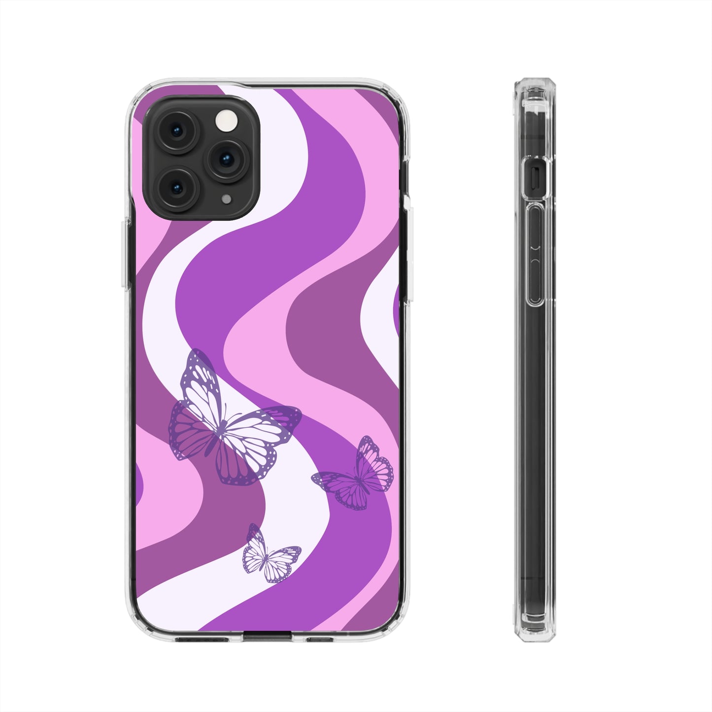 Purple Butterfly iPhone Case