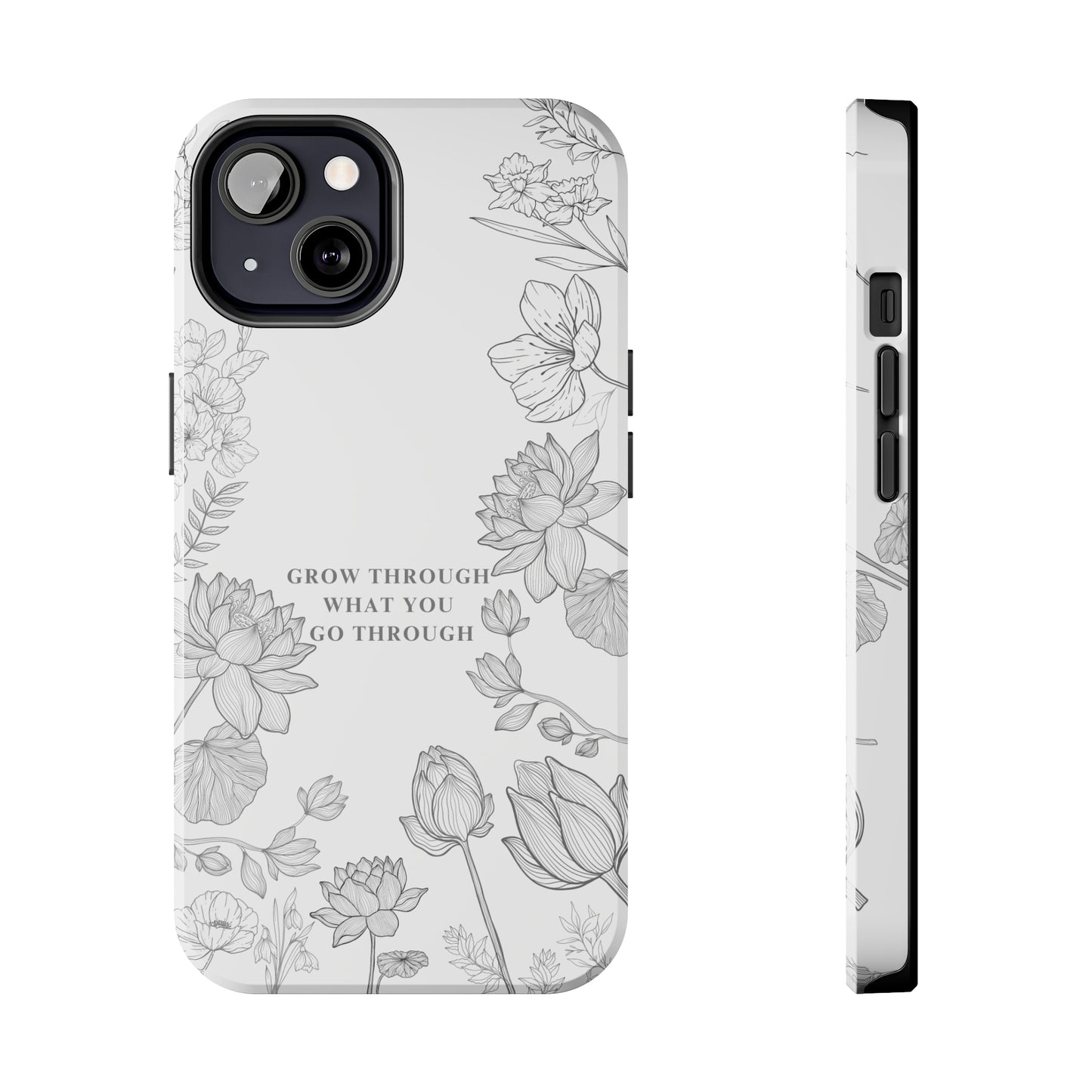 Flower Stencil iPhone Case