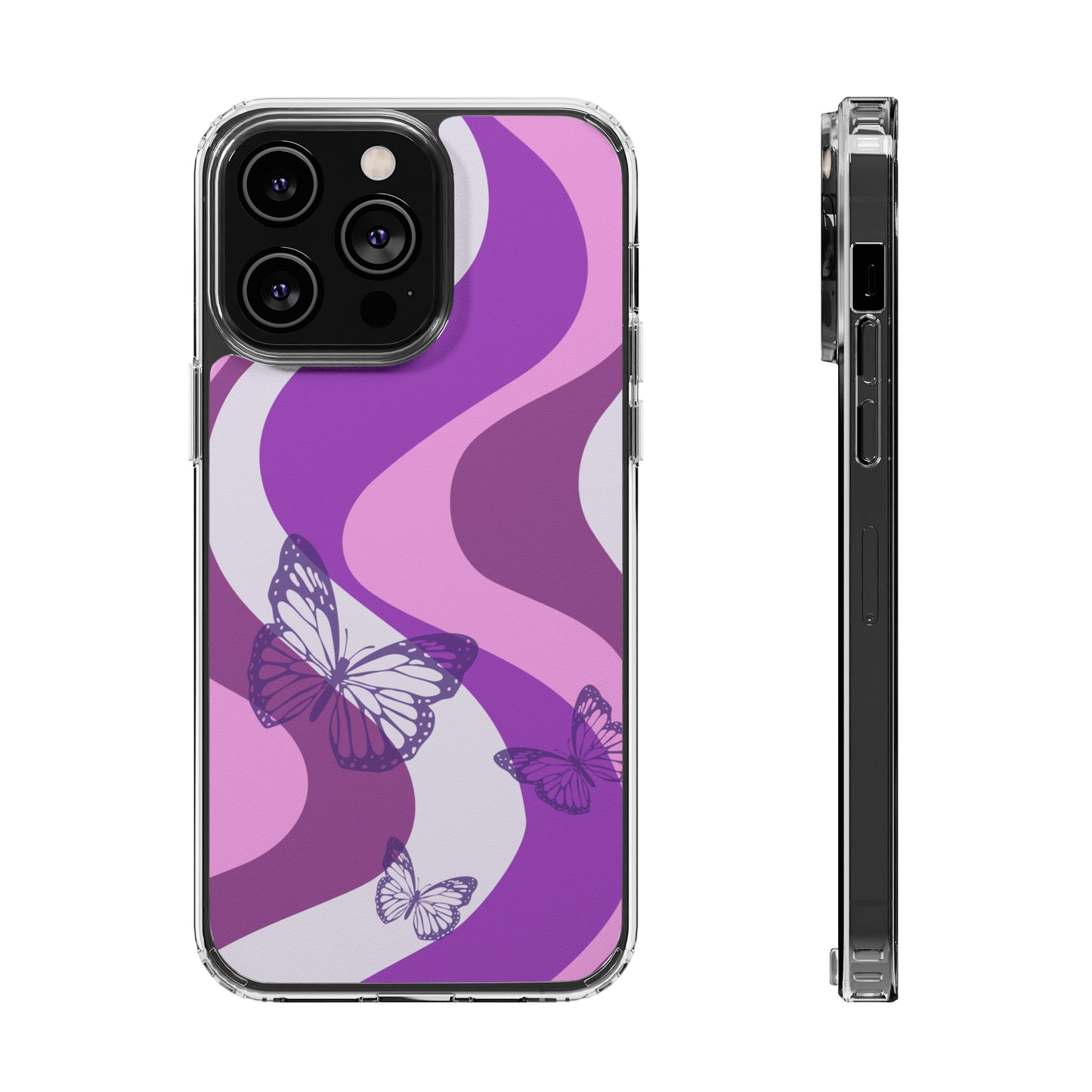 Purple Butterfly iPhone Case