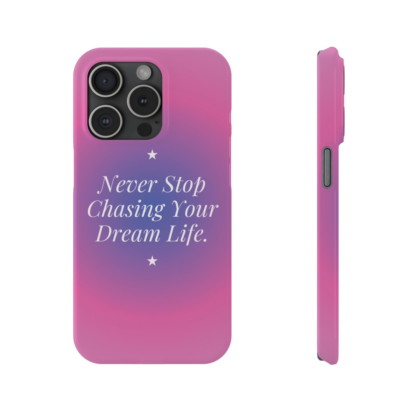 Never Stop iPhone Case