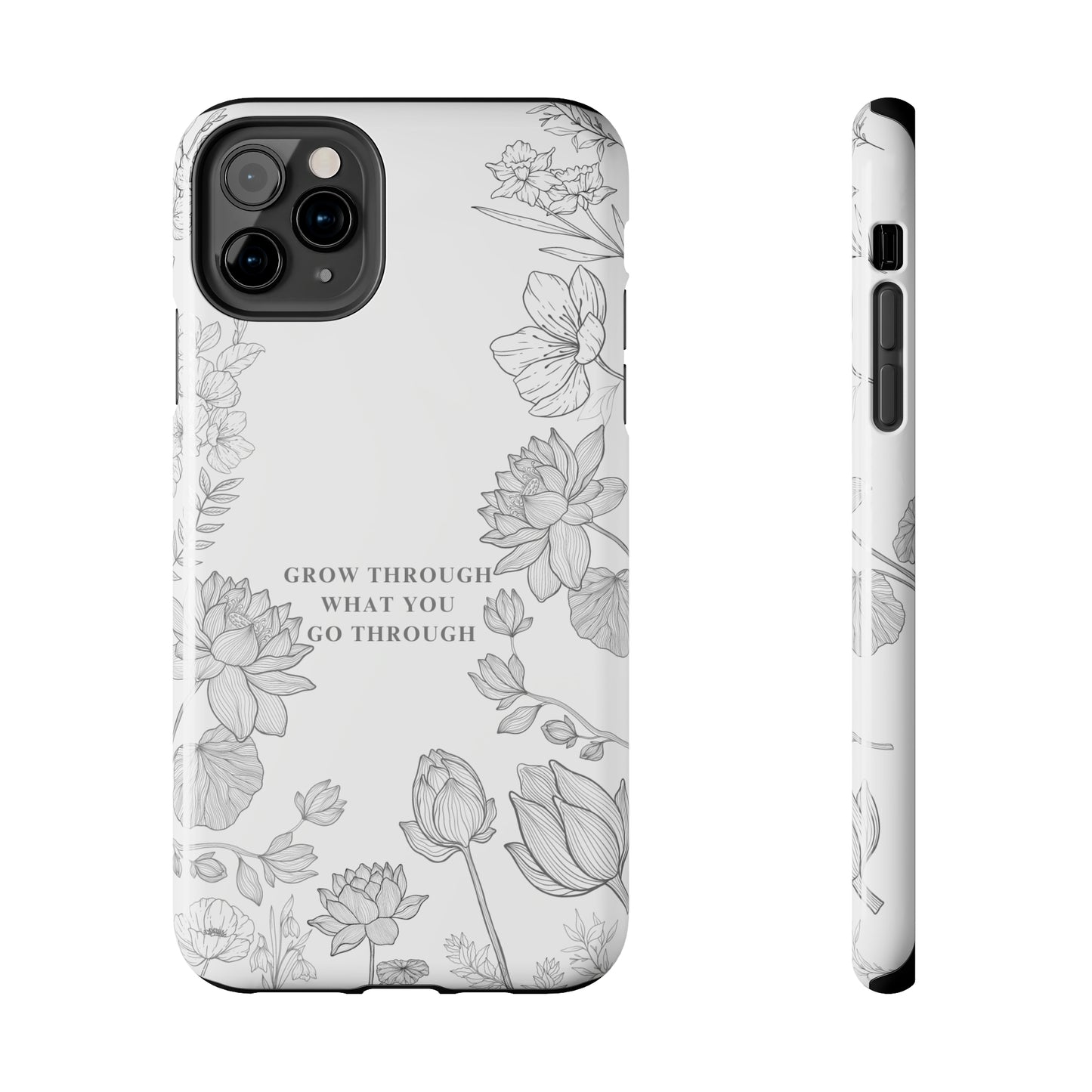 Flower Stencil iPhone Case