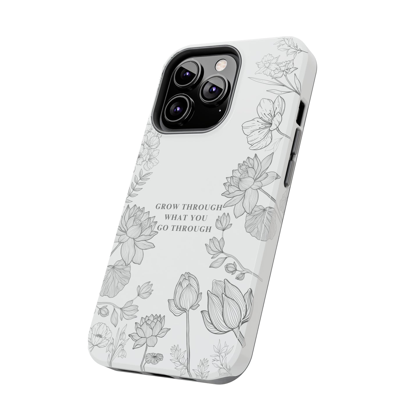 Flower Stencil iPhone Case