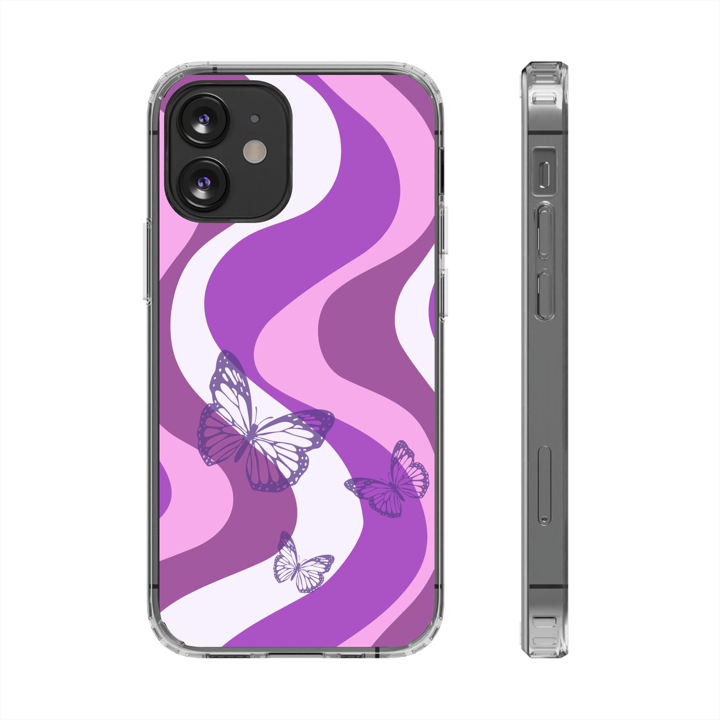 Purple Butterfly iPhone Case