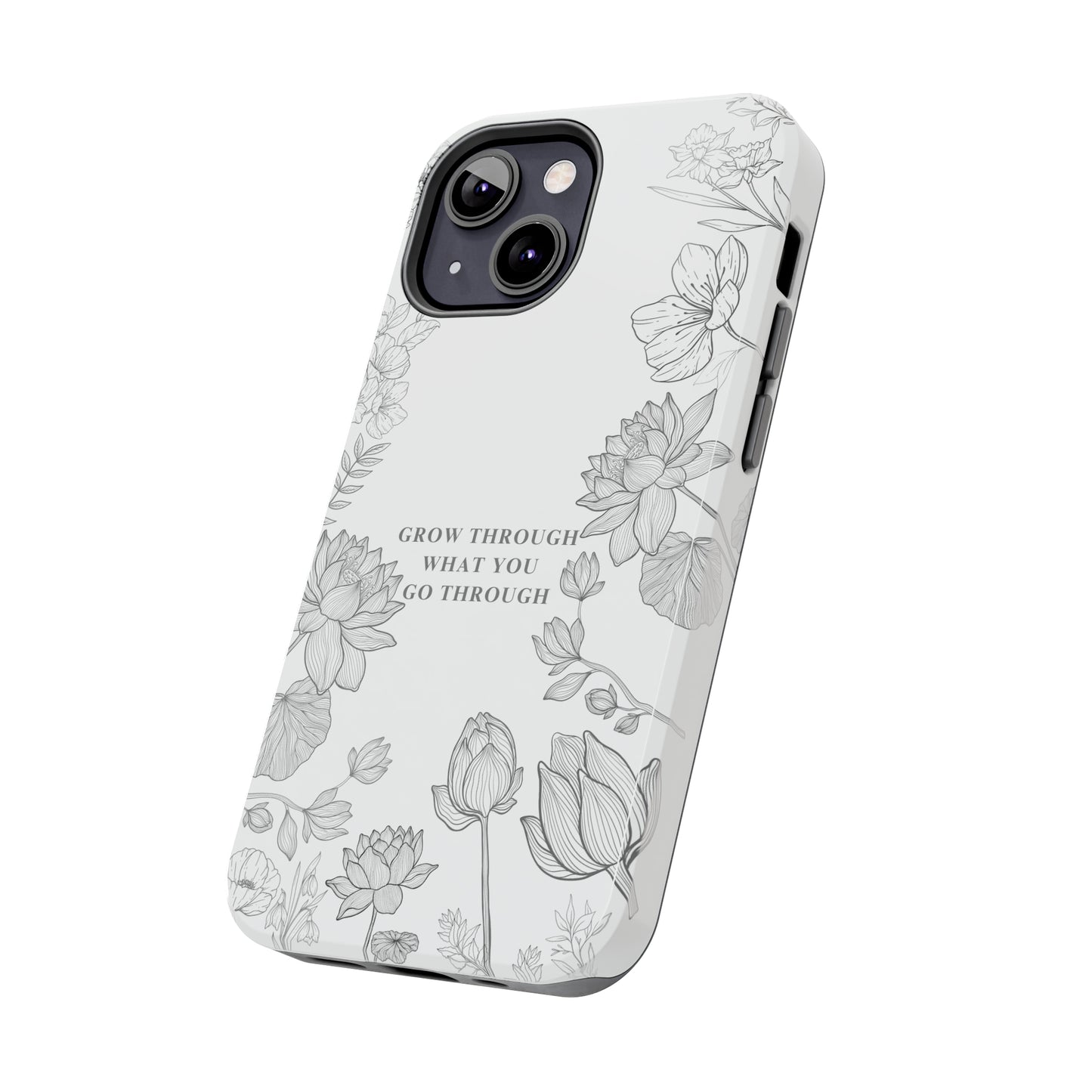 Flower Stencil iPhone Case