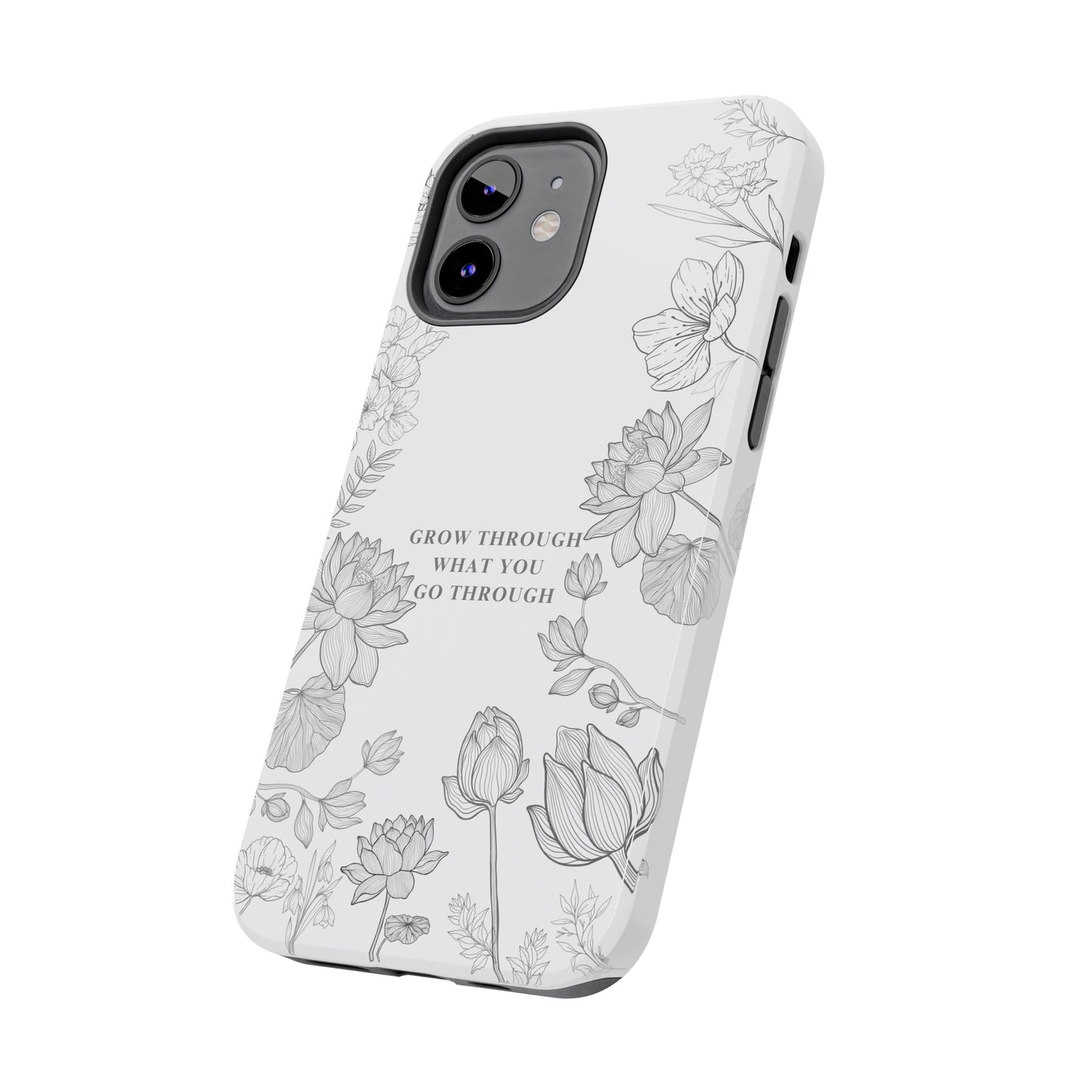 Flower Stencil iPhone Case