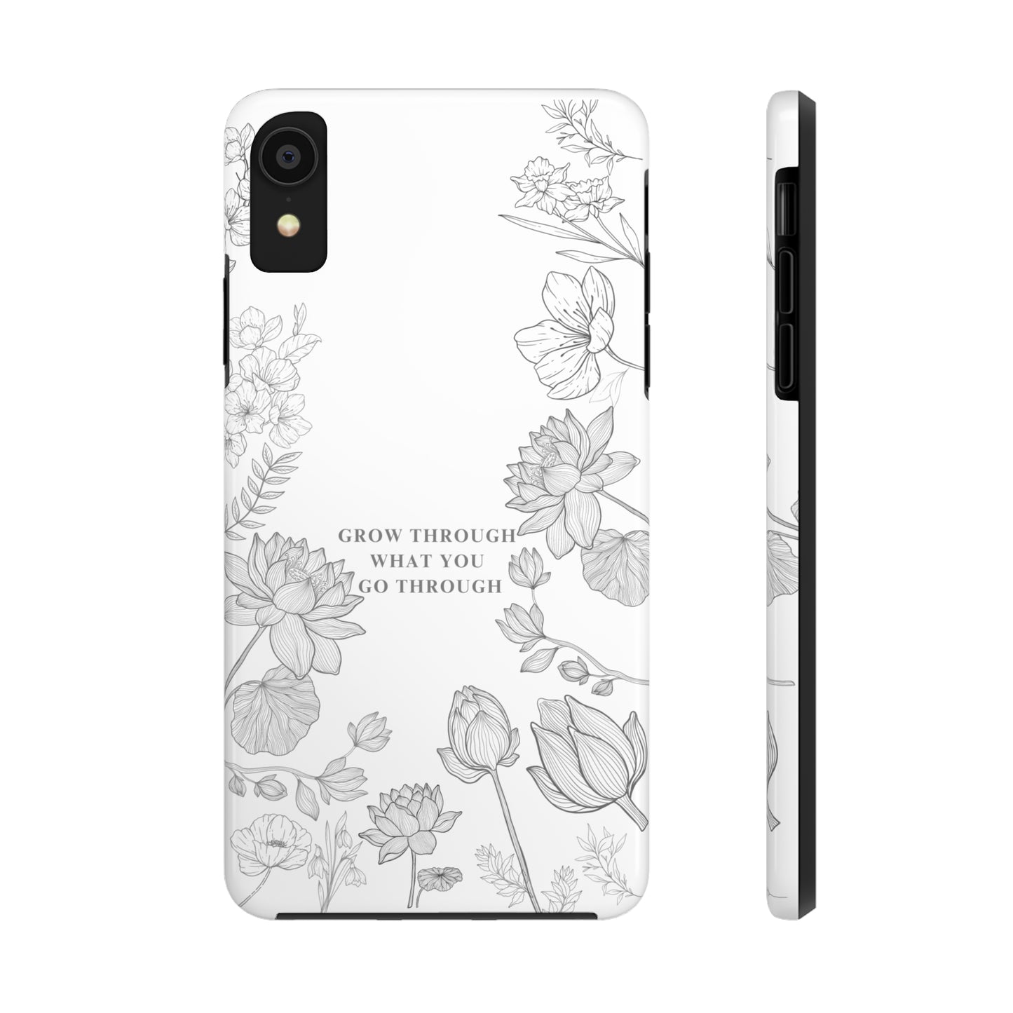 Flower Stencil iPhone Case