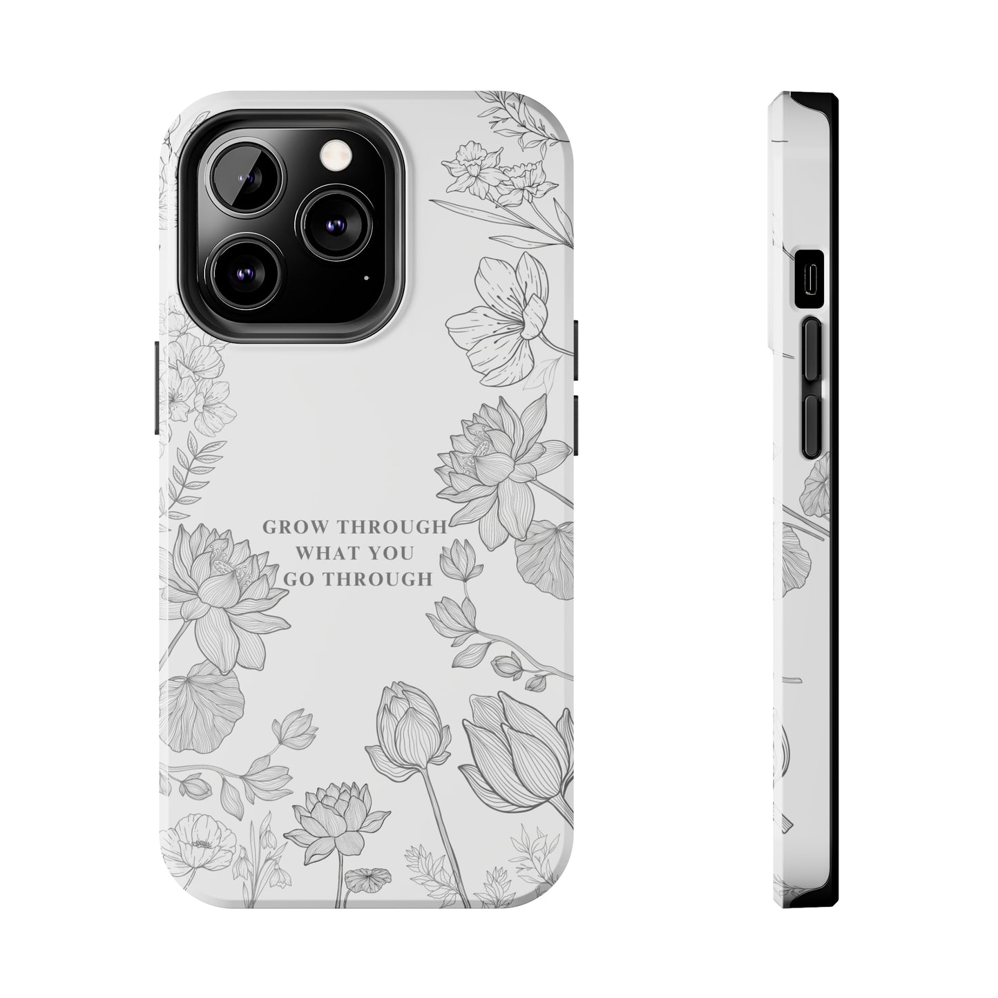 Flower Stencil iPhone Case