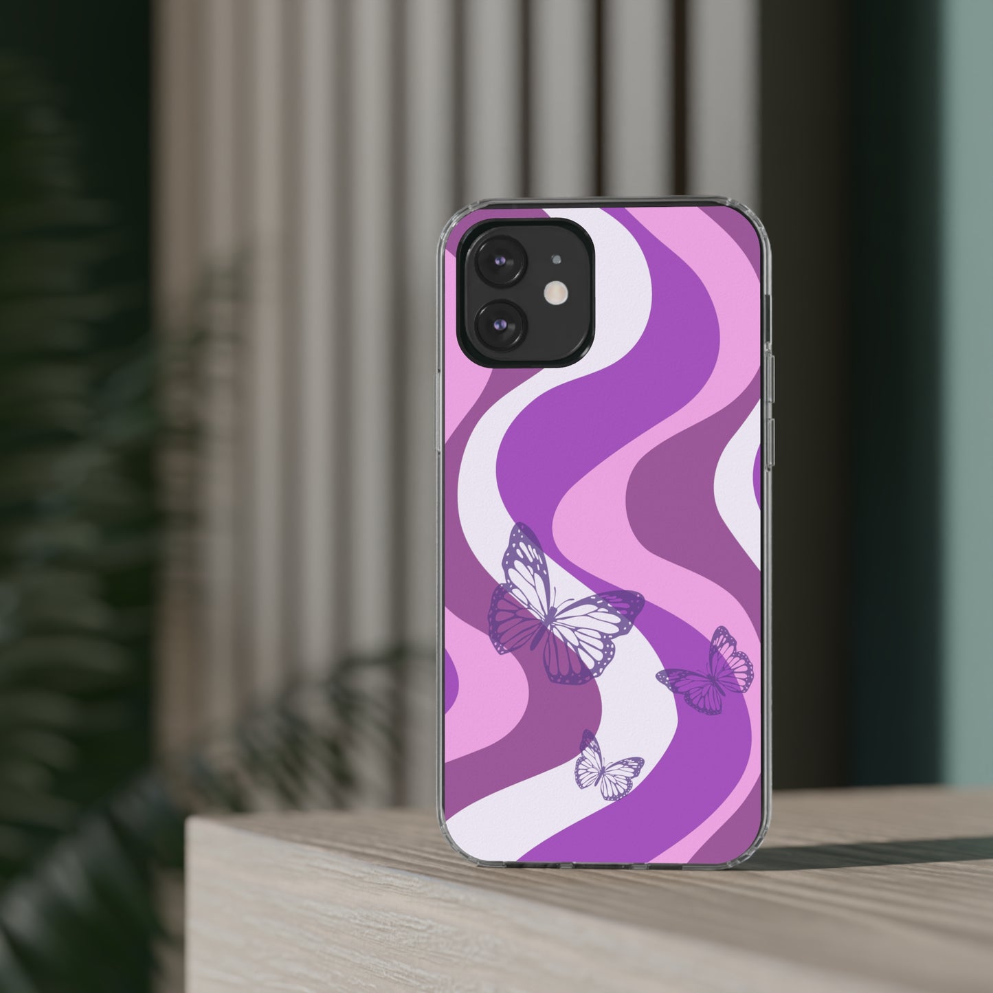 Purple Butterfly iPhone Case