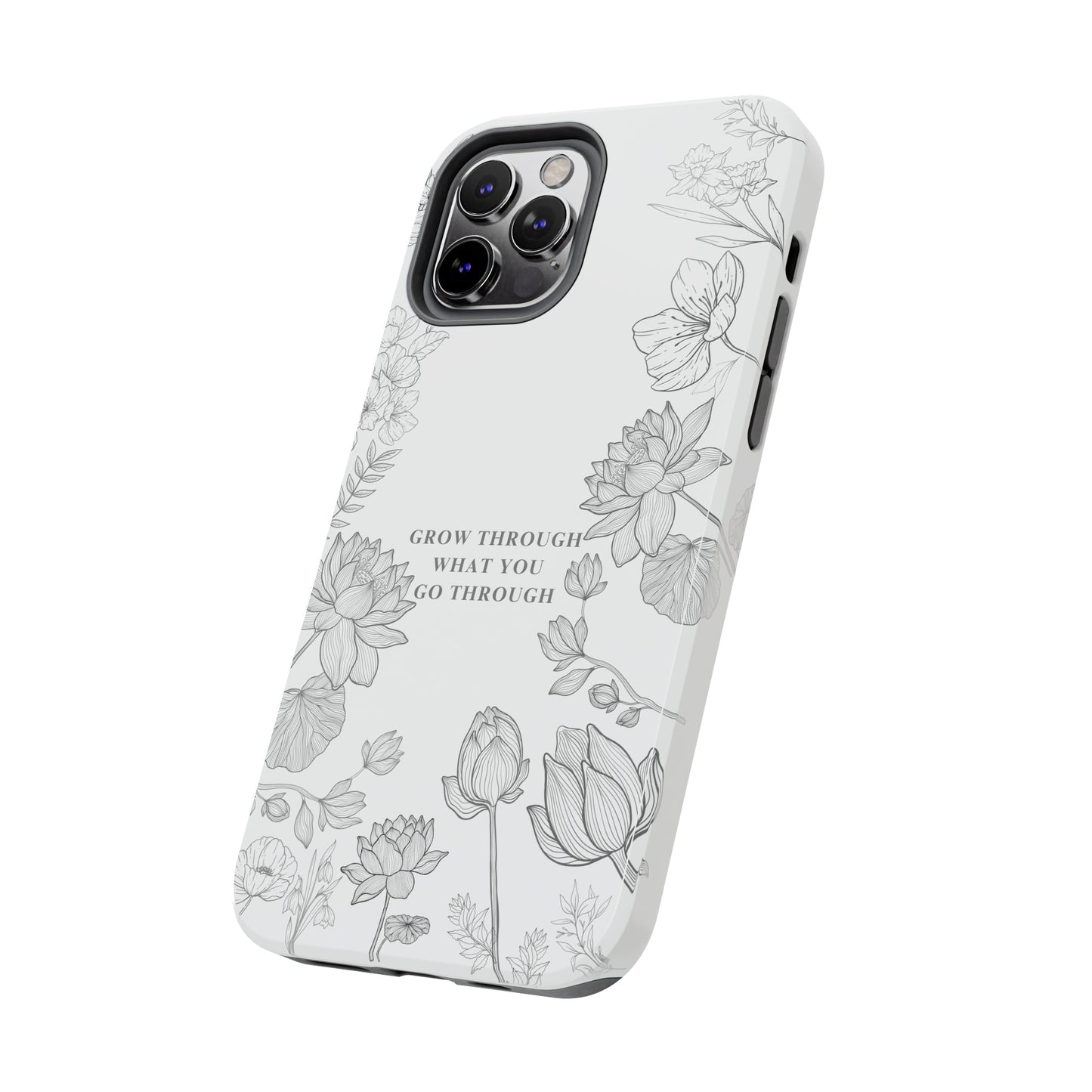 Flower Stencil iPhone Case