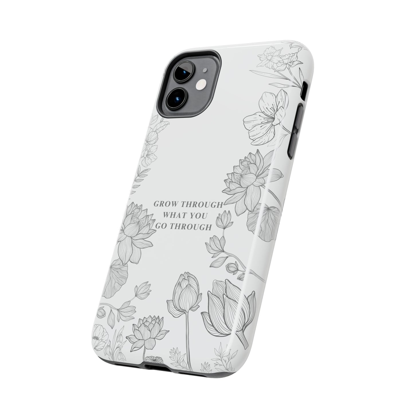 Flower Stencil iPhone Case