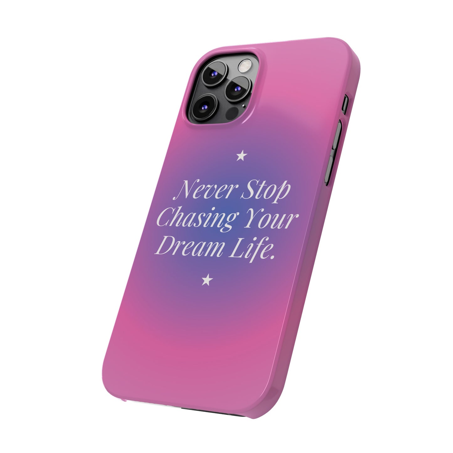 Never Stop iPhone Case