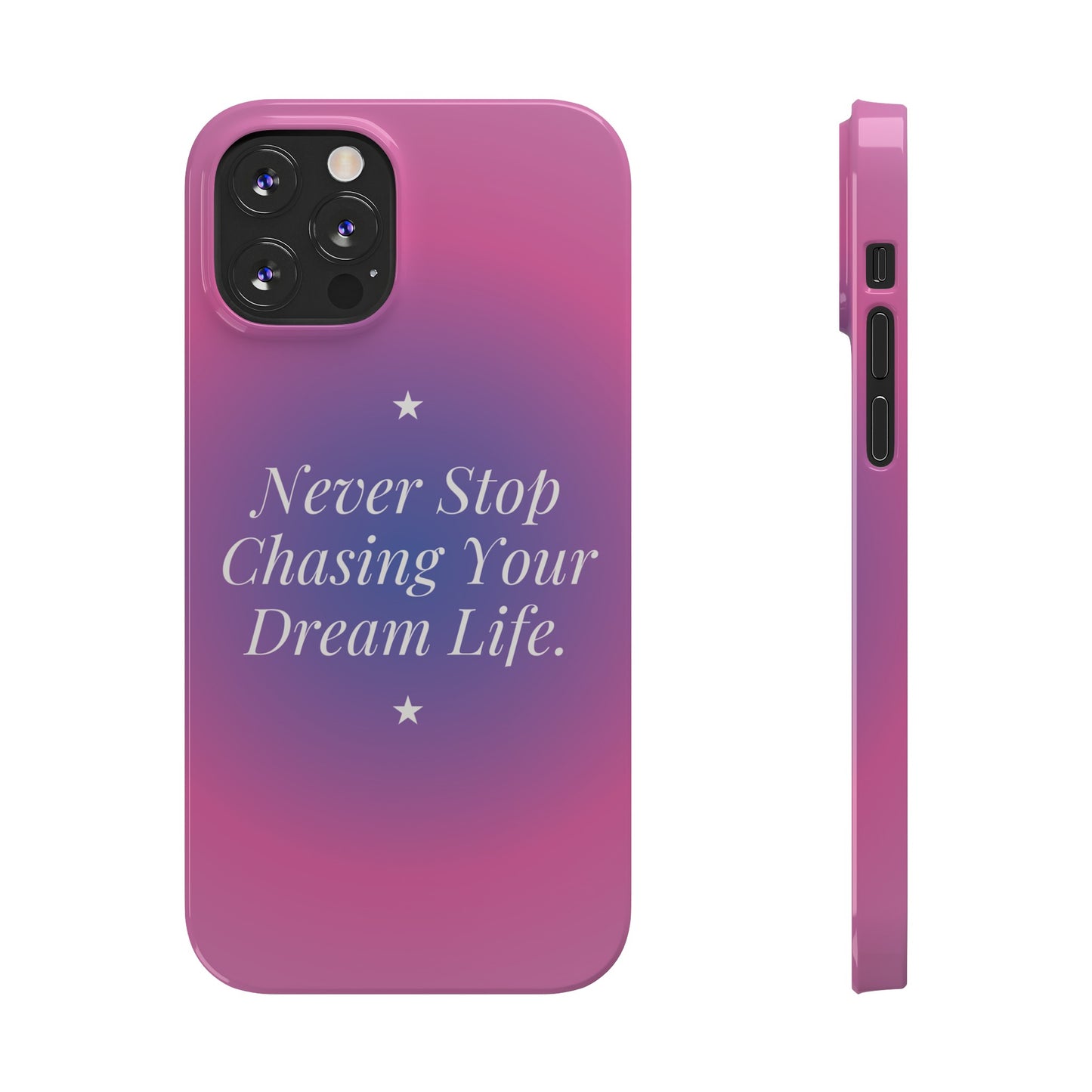 Never Stop iPhone Case