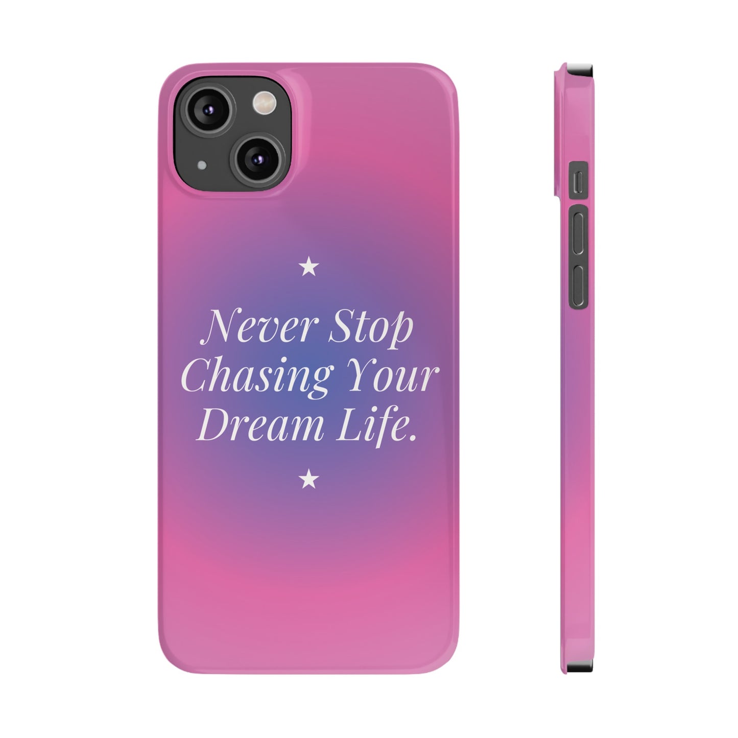 Never Stop iPhone Case