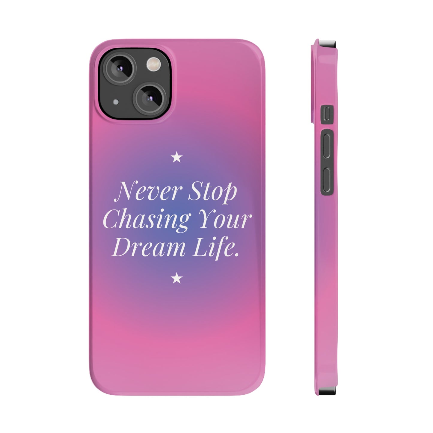 Never Stop iPhone Case