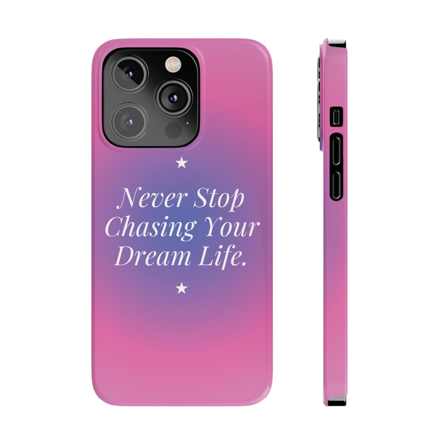 Never Stop iPhone Case