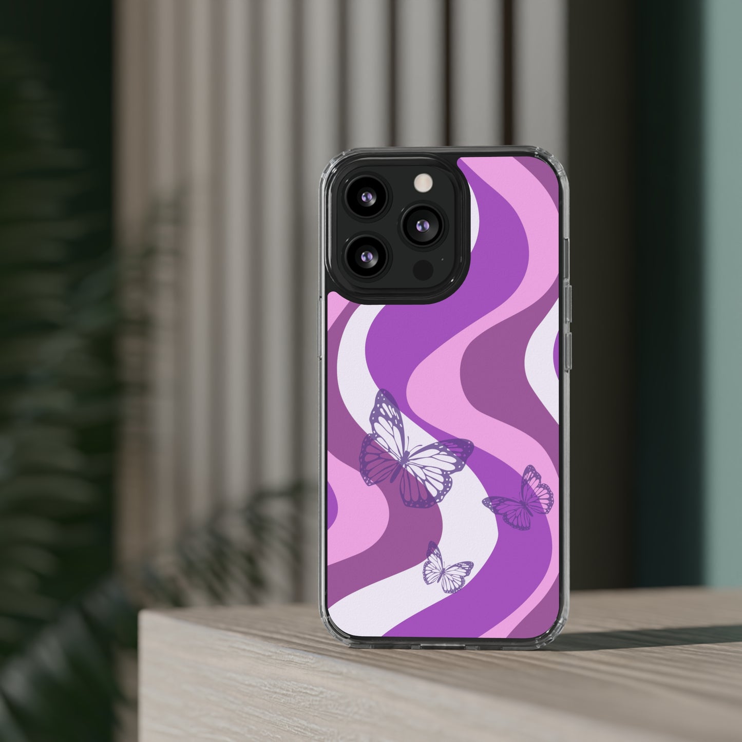 Purple Butterfly iPhone Case