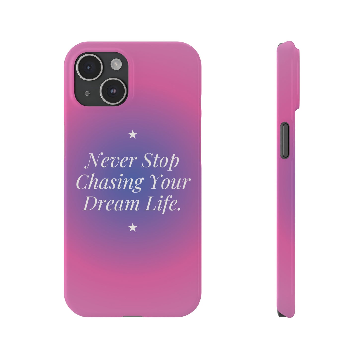 Never Stop iPhone Case