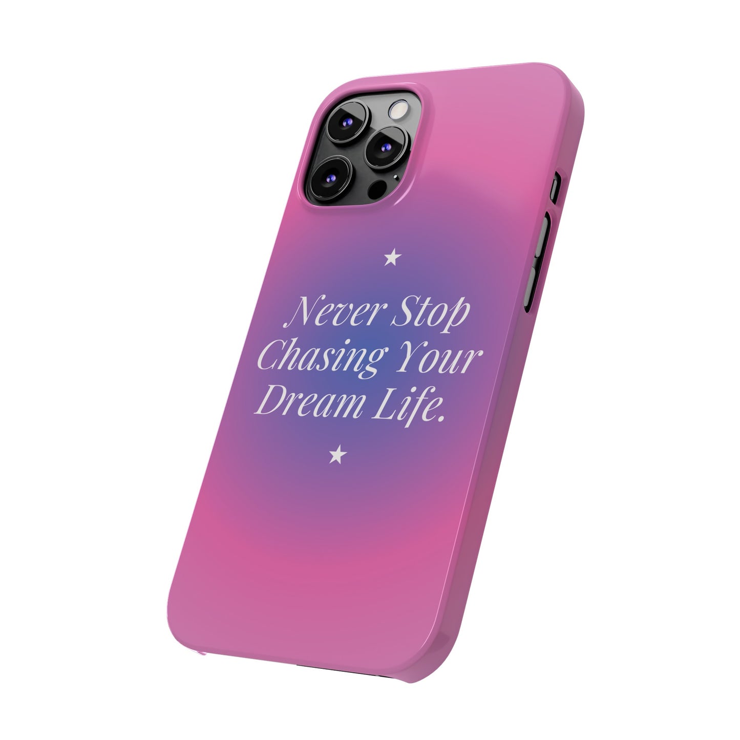 Never Stop iPhone Case