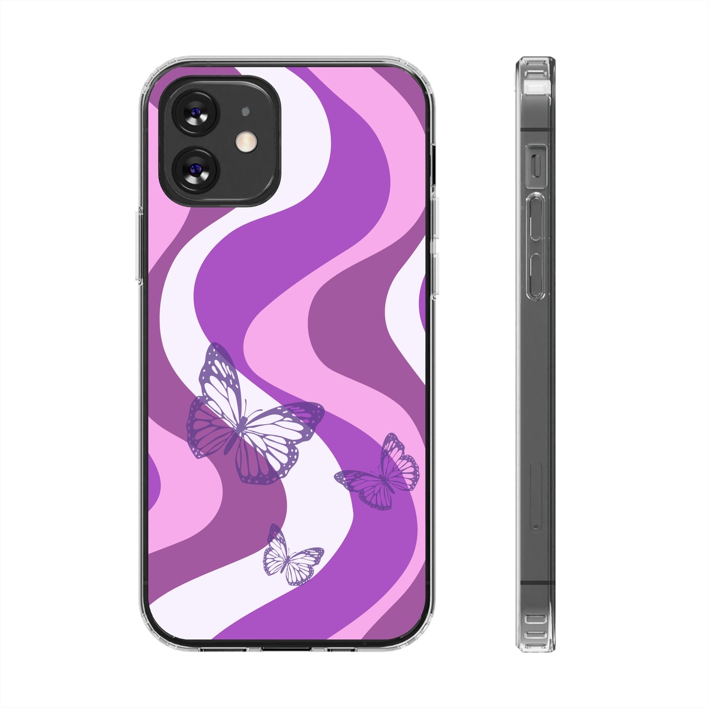 Purple Butterfly iPhone Case