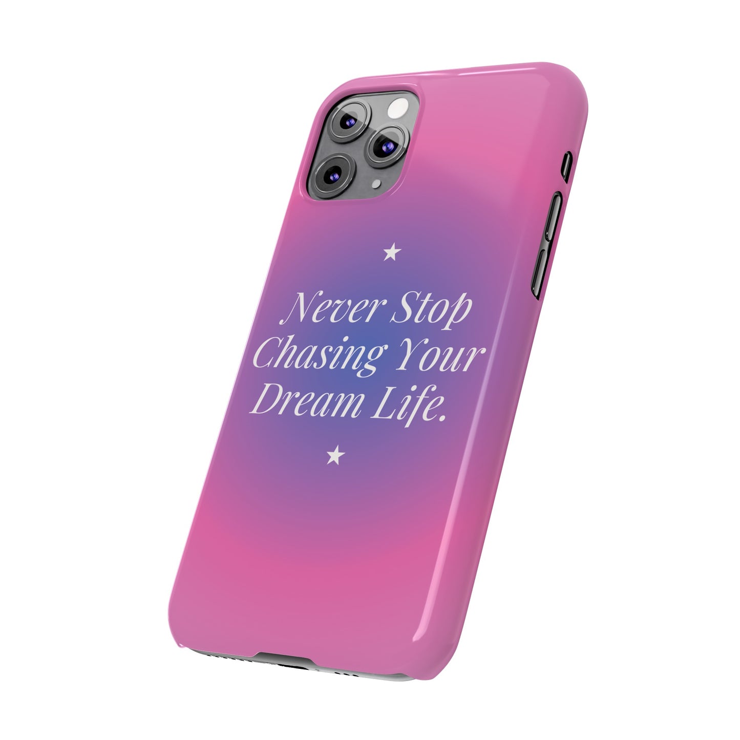 Never Stop iPhone Case